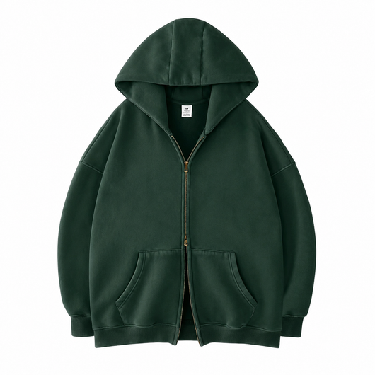 Heritage Double Zip Hoodie