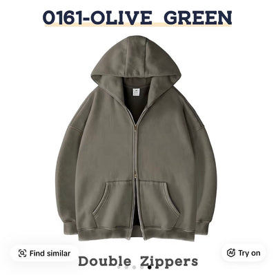 Heritage Double Zip Hoodie