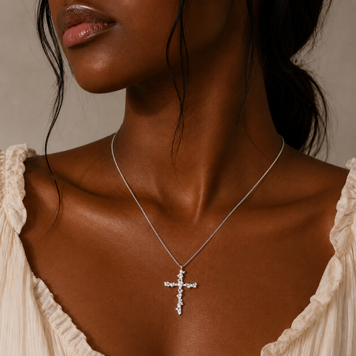 Celeste Cross Necklace