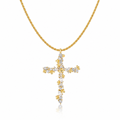 Celeste Cross Necklace