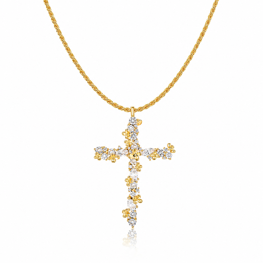 Celeste Cross Necklace