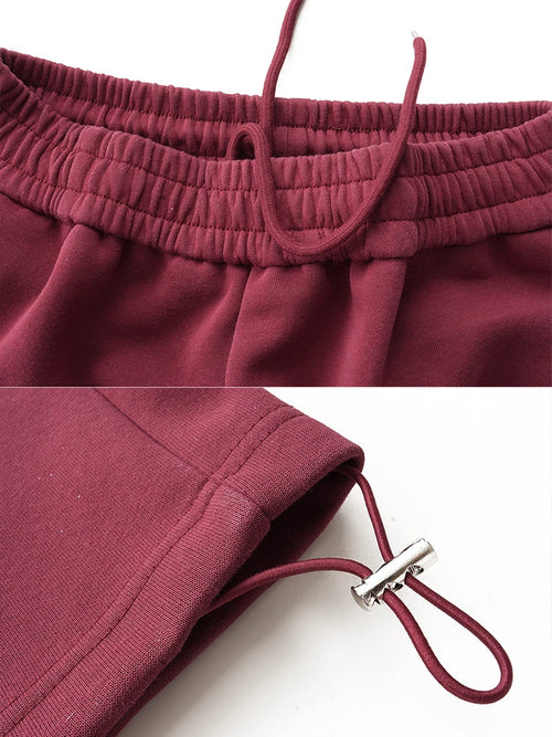 Distressed Baggy Barrel Sweatpants